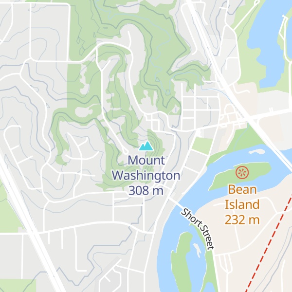 Map of Mount Washington
