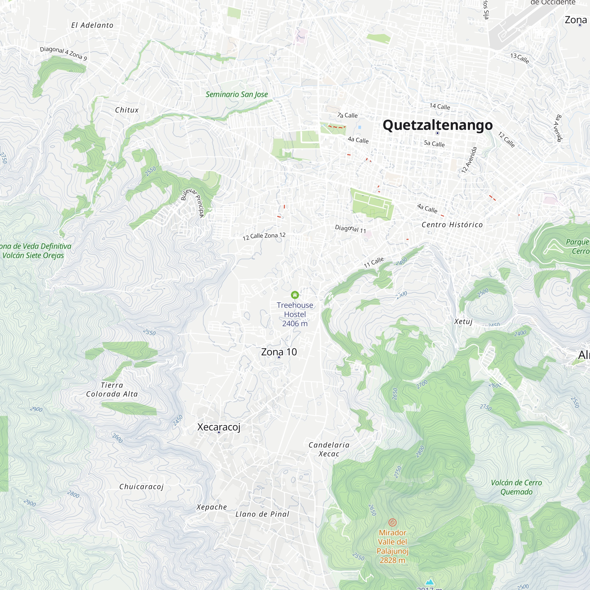 Treehouse Hostel map