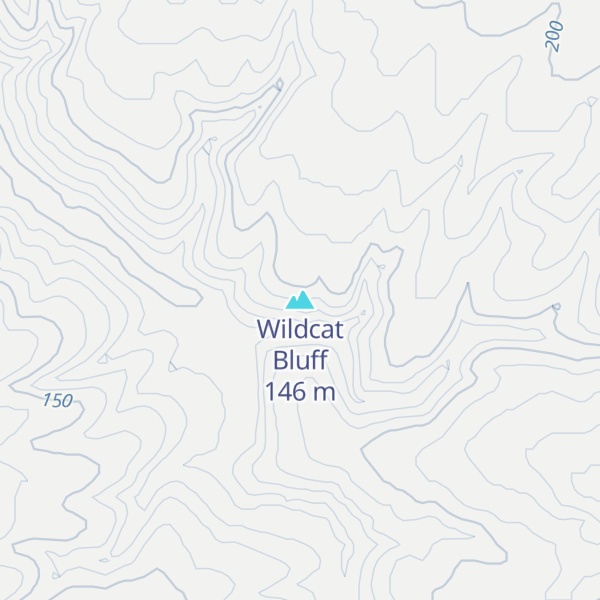 Map of Wildcat Bluff
