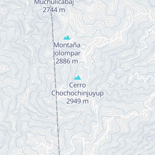 Map of Cerro Chochochinjuyup