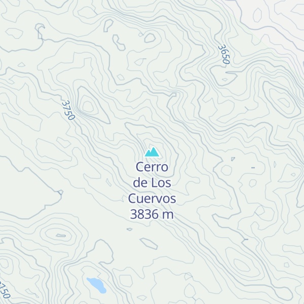 Map of Cerro de Los Cuervos