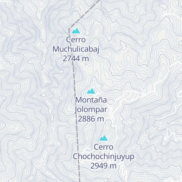 Map of Montaña Jolompar