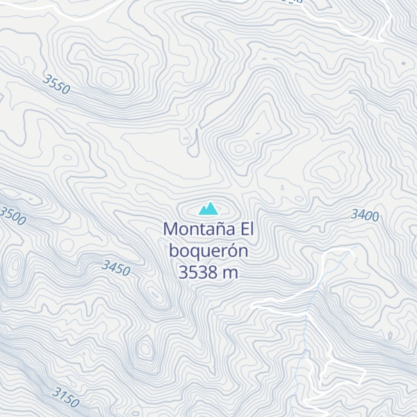 Map of Montaña El boquerón