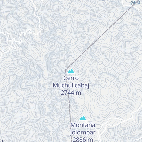 Map of Cerro Muchulicabaj