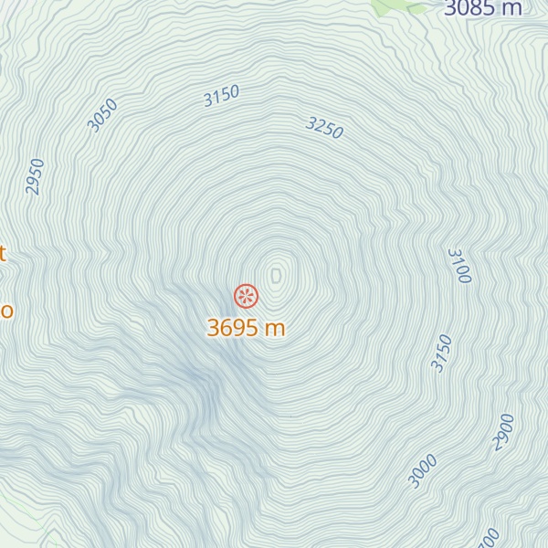 Map of Volcán Santa María