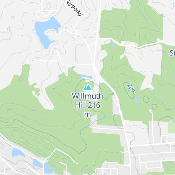 Map of Willmuth Hill