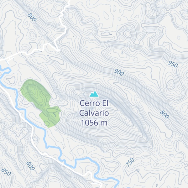 Map of Cerro El Calvario