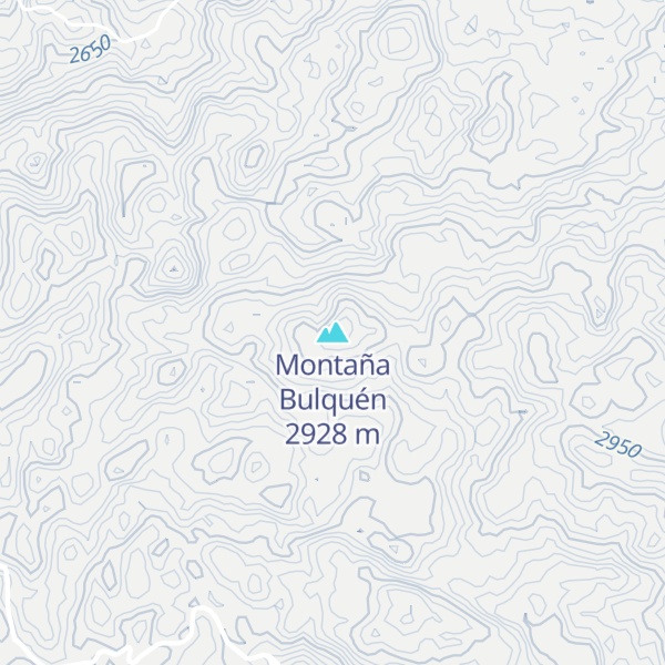 Map of Montaña Bulquén