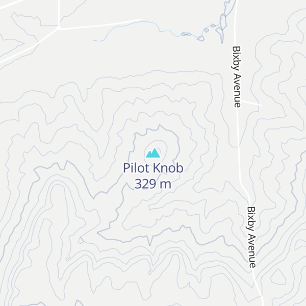 Map of Pilot Knob