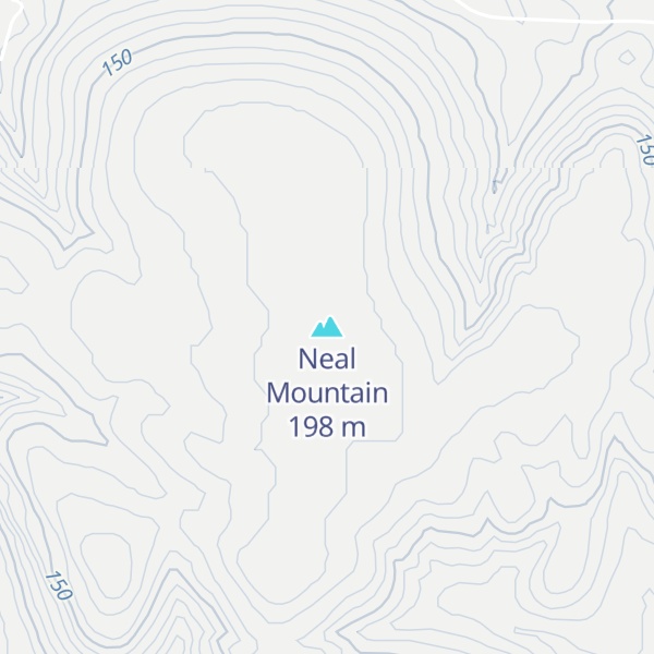 Map of Neal Mountain
