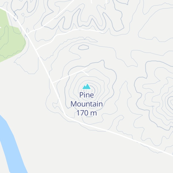 Map of Pine Mountain