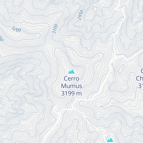 Map of Cerro Mumus