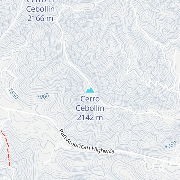 Map of Cerro Cebollín
