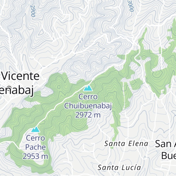 Map of Cerro Chuibuenabaj