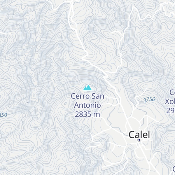 Map of Cerro San Antonio