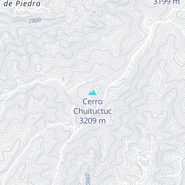 Map of Cerro Chuituctuc