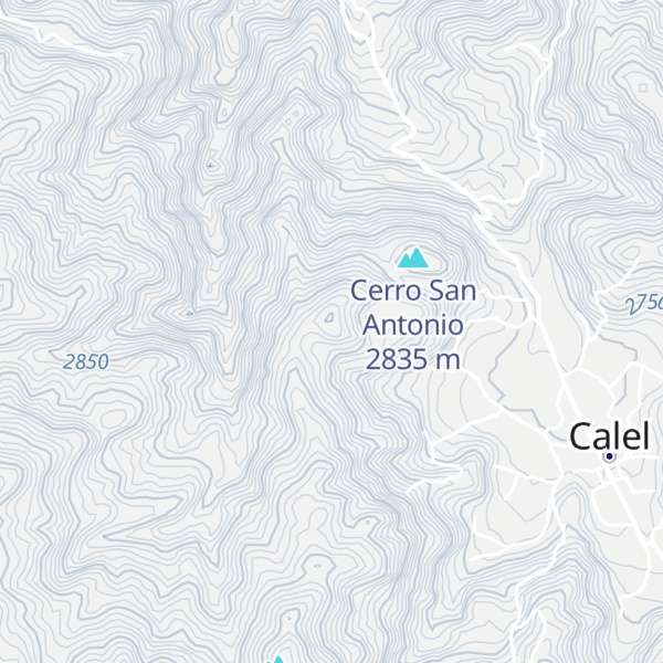 Map of Cerro San Pedro