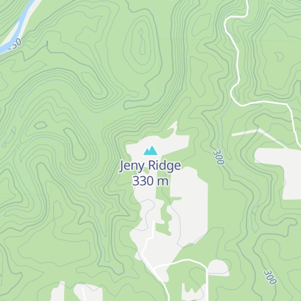 Map of Jeny Ridge