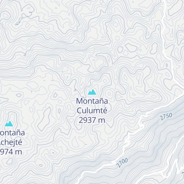 Map of Montaña Culumté