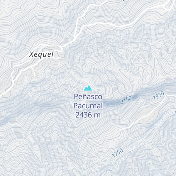 Map of Peñasco Pacumal