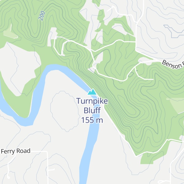 Map of Turnpike Bluff