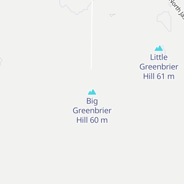 Map of Big Greenbrier Hill