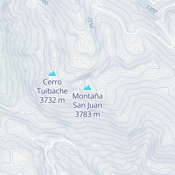 Map of Montaña San Juan