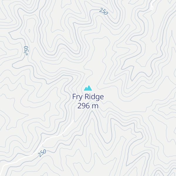 Map of Fry Ridge
