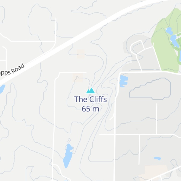 Map of The Cliffs
