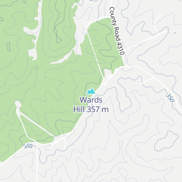 Map of Wards Hill