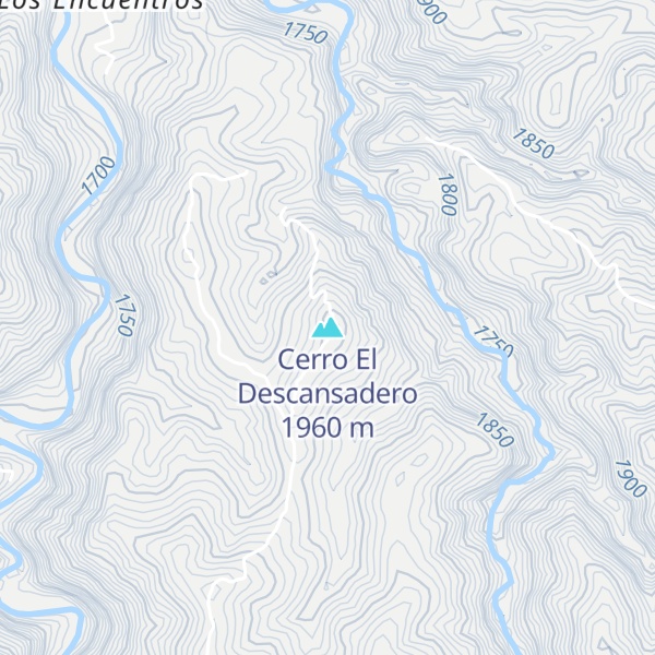 Map of Cerro El Descansadero