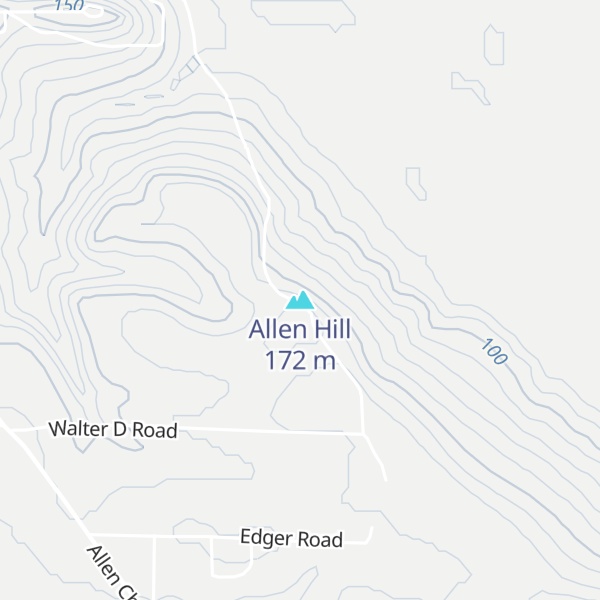 Map of Allen Hill
