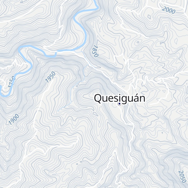 Map of Cerro Xeu