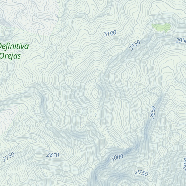 Map of Volcán Siete Orejas