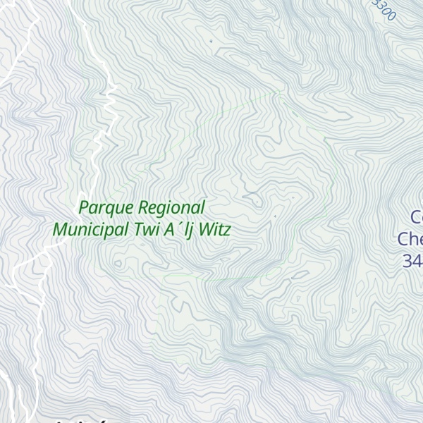 Map of Cerro Tuioxlaj