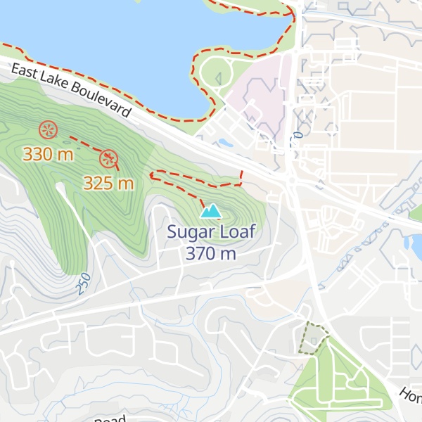 Map of Sugar Loaf