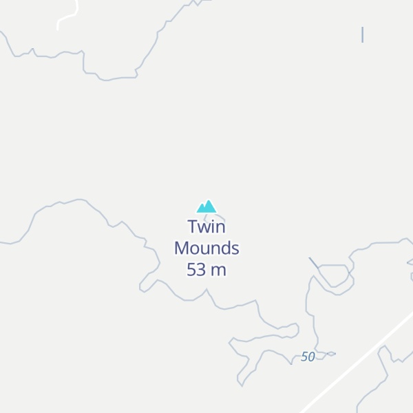 Map of Twin Mounds