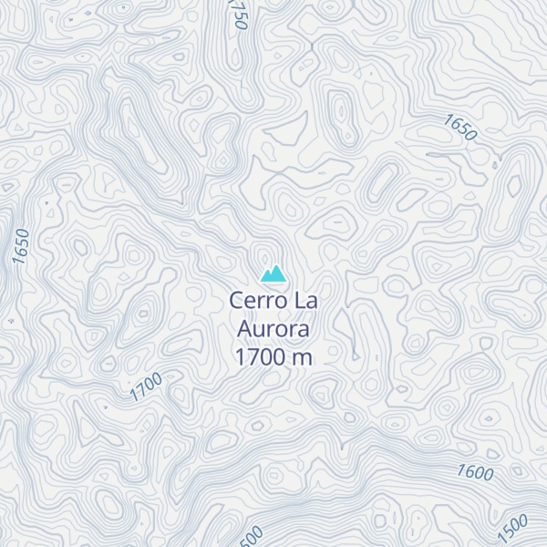 Map of Cerro La Aurora