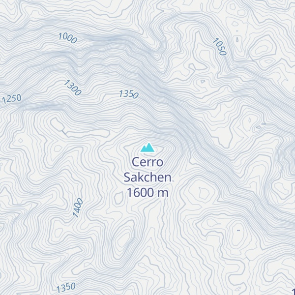 Map of Cerro Sakchen