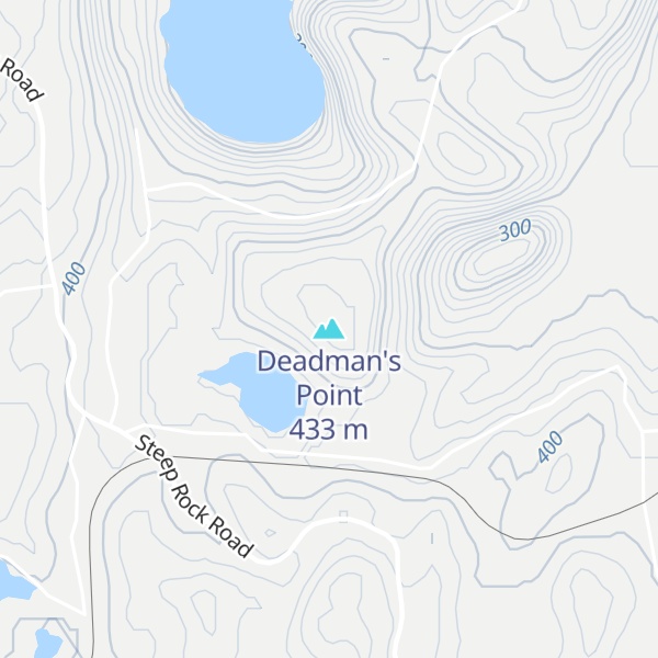 Map of Deadman's Point