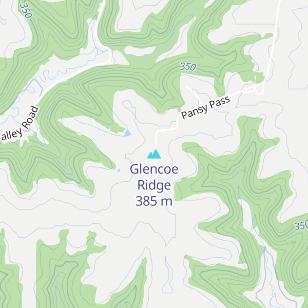 Map of Glencoe Ridge