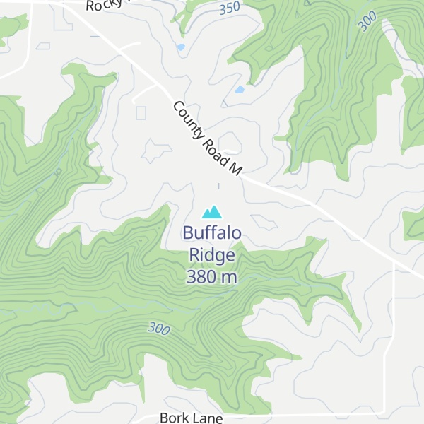 Map of Buffalo Ridge