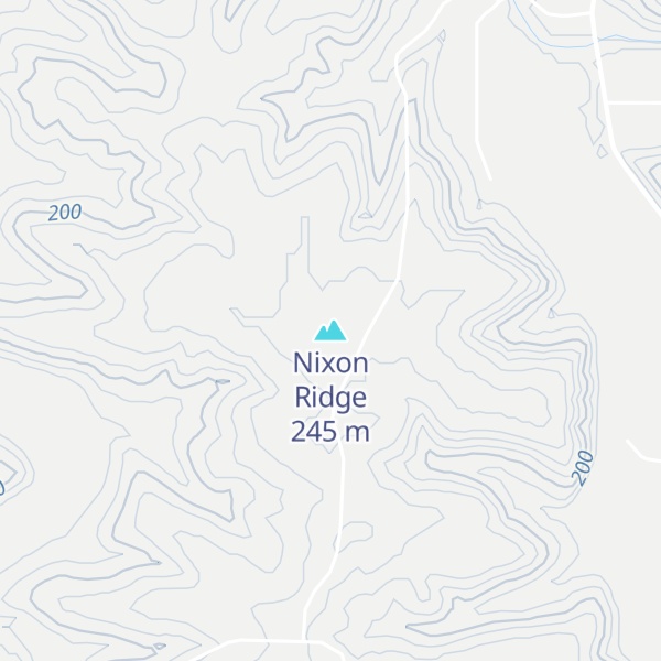 Map of Nixon Ridge