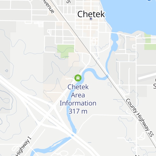 Map of Chetek Area Information