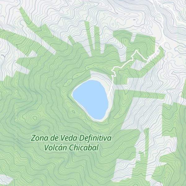 Map of Volcán Chicabal