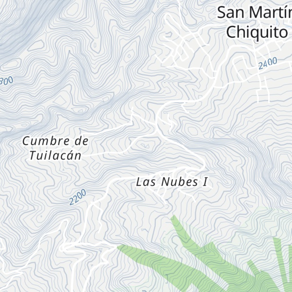 Map of Cumbre de Tuilacán