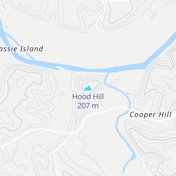 Map of Hood Hill