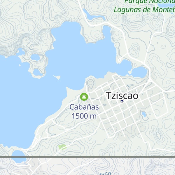 Map of Cabañas Playa Escondida