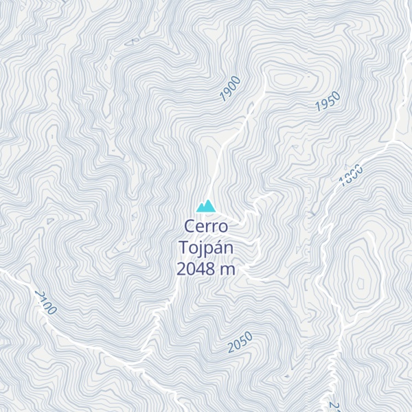 Map of Cerro Tojpán