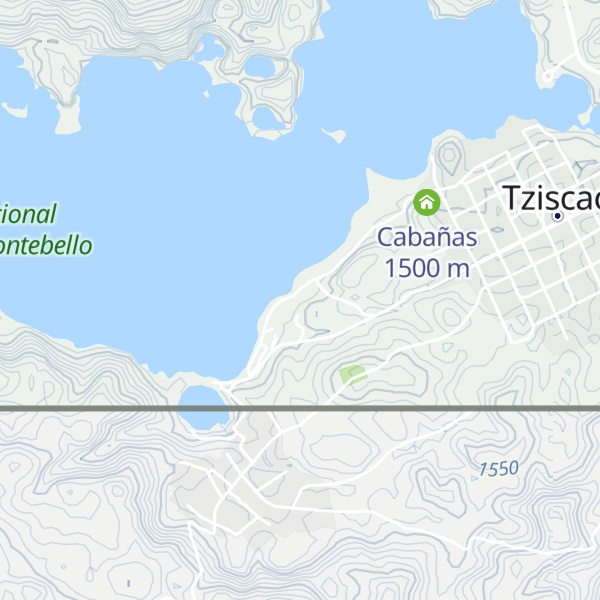 Map of Cabañas Fronterizo de Valle Tziscao